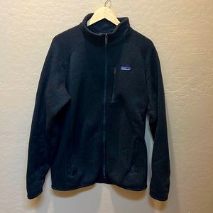 Patagonia Mens Better Sweater Jacket Black XL; EUC